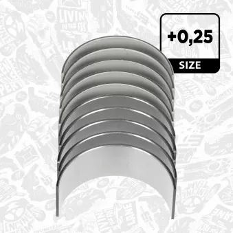 Kit de coussinets de bielle ET ENGINETEAM LP007925 pour ALFA ROMEO RZ 3.2 TDCi 4x4 - 200cv