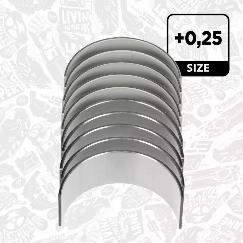 Kit de coussinets de bielle ET ENGINETEAM LP007925 - Visuel 1