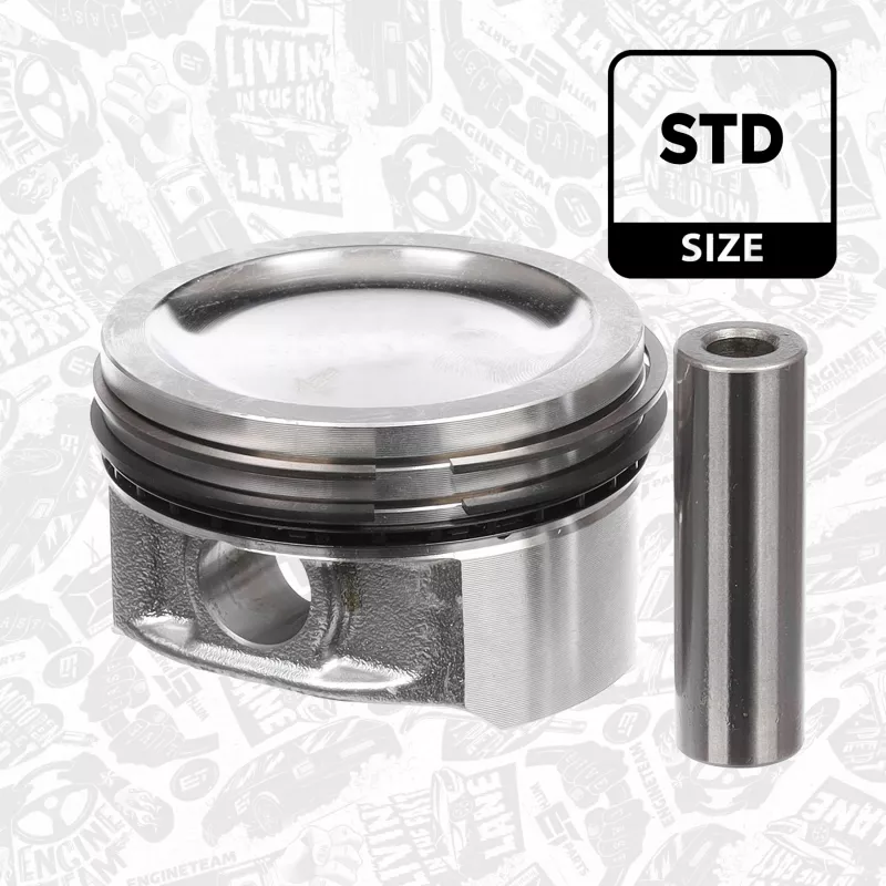 Piston ET ENGINETEAM PM003100 - Visuel 1