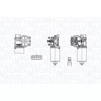 Moteur d'essuie-glace MAGNETI MARELLI OEM 981103W000