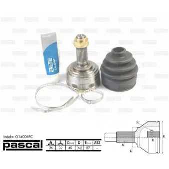 Joint, arbre de commande PASCAL OEM 44305SH3J01