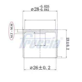 Poussoir de soupape FRECCIA PI 03-120