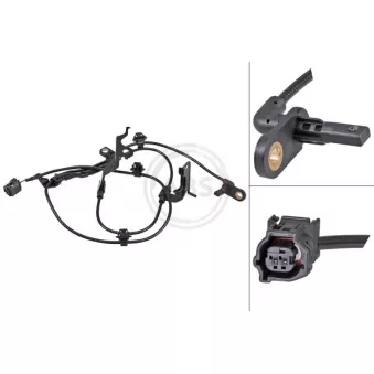 Capteur, vitesse de roue A.B.S. 33001 pour TOYOTA COROLLA 2,0 Hybrid - 196cv