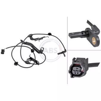 Capteur, vitesse de roue A.B.S. 33002 pour TOYOTA COROLLA 2,0 Hybrid - 196cv