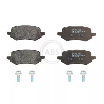 Jeu de 4 plaquettes de frein arrière A.B.S. OEM KTL1TC2M007AC