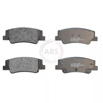 Jeu de 4 plaquettes de frein arrière A.B.S. 35367 pour KIA NIRO 1,6 GDi Hybrid - 141cv