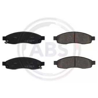 Jeu de 4 plaquettes de frein avant A.B.S. OEM D1060ZC027