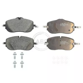 Jeu de 4 plaquettes de frein avant A.B.S. 35405 pour MERCEDES-BENZ CLASSE C C 180 - 170cv