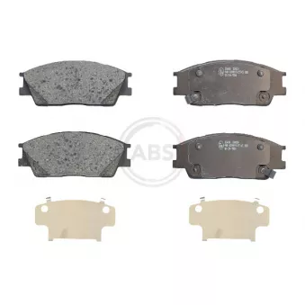 Jeu de 4 plaquettes de frein avant A.B.S. OEM 58101K2A00