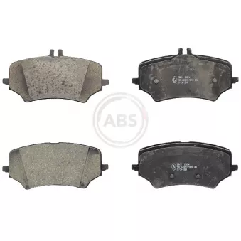 Jeu de 4 plaquettes de frein arrière A.B.S. OEM 0004206403