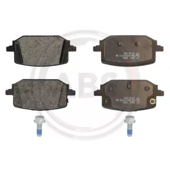 Jeu de 4 plaquettes de frein arrière A.B.S. OEM D40606RA0B