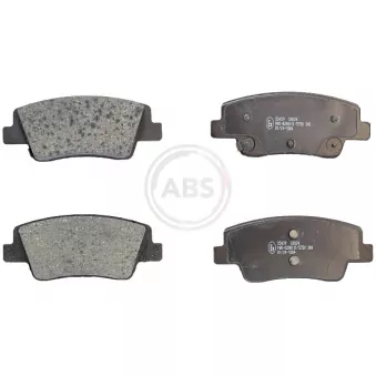 Jeu de 4 plaquettes de frein arrière A.B.S. OEM 58302ARA50