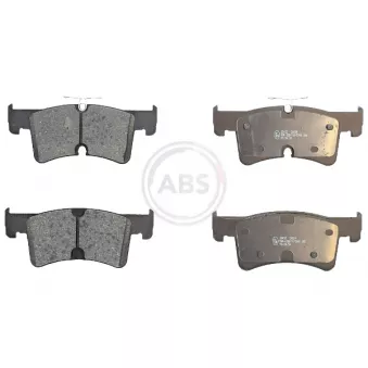 Jeu de 4 plaquettes de frein arrière A.B.S. 35452 pour SAAB 900 2,0 TDI - 150cv