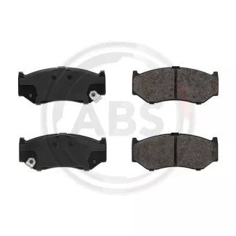 Jeu de 4 plaquettes de frein avant A.B.S. 35456 pour RENAULT MASTER 1.2 SHVS AllGrip - 90cv