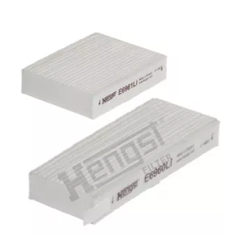 Filtre, air de l'habitacle HENGST FILTER E6962LI-2