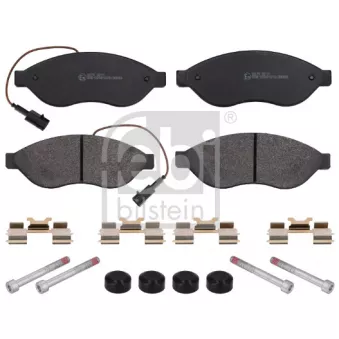 Jeu de 4 plaquettes de frein avant FEBI BILSTEIN OEM 1647863980