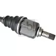 Arbre de transmission avant gauche FEBI BILSTEIN [193448]