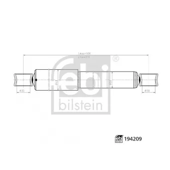 Amortisseur arrière droit FEBI BILSTEIN OEM 4853180669