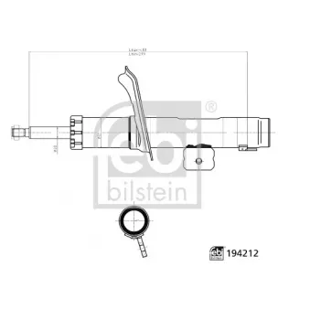 Amortisseur avant gauche FEBI BILSTEIN OEM 5202Z8
