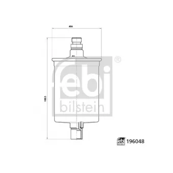 FEBI BILSTEIN 196048 - Filtre à carburant