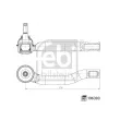FEBI BILSTEIN 196393 - Rotule de barre de connexion avant gauche