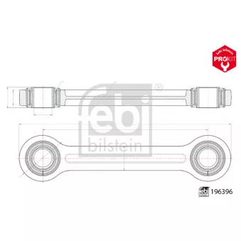 Entretoise/tige, stabilisateur FEBI BILSTEIN 196396