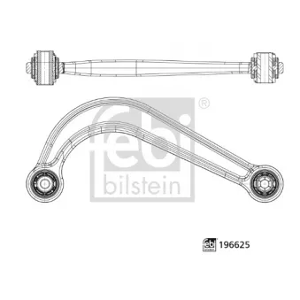 Triangle ou bras de suspension (train arrière) FEBI BILSTEIN 196625