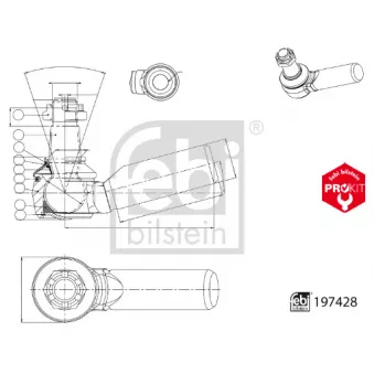 Rotule de direction FEBI BILSTEIN 197428