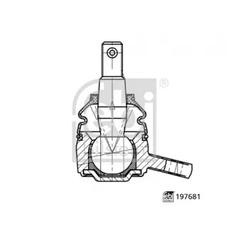FEBI BILSTEIN 197681 - Rotule de suspension avant