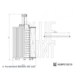 Filtre à huile BLUE PRINT ADBP210210
