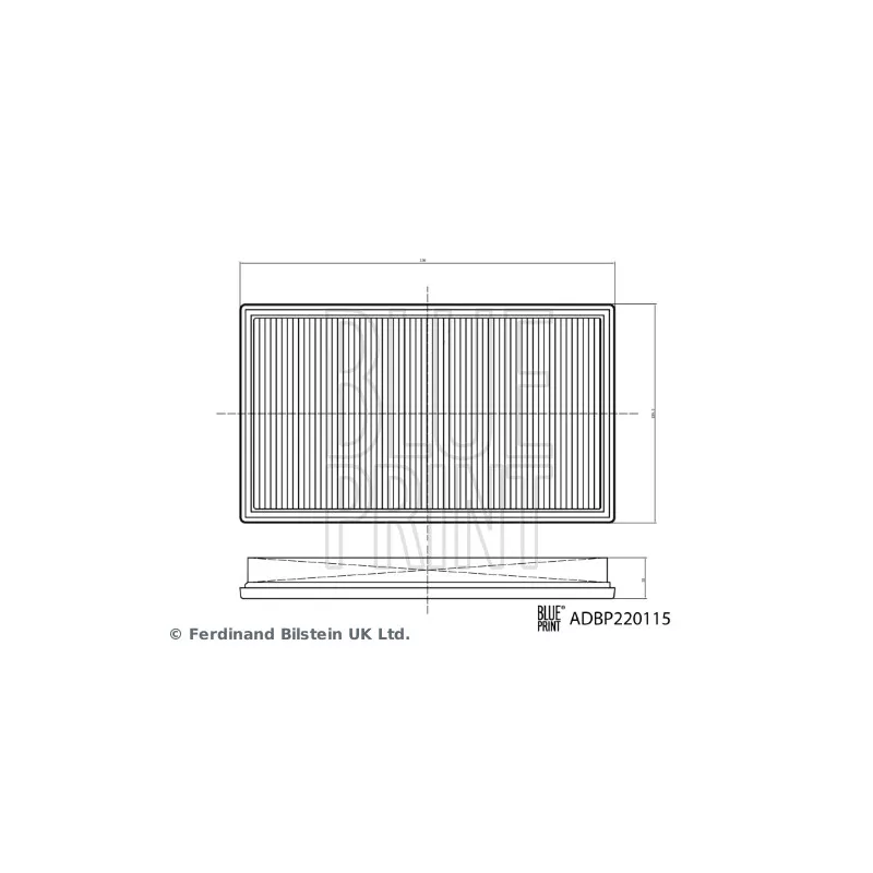 Filtre à air BLUE PRINT ADBP220115 - Visuel 2