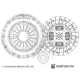 Kit d'embrayage BLUE PRINT ADBP300194