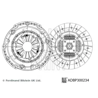 BLUE PRINT ADBP300234 - Kit d'embrayage