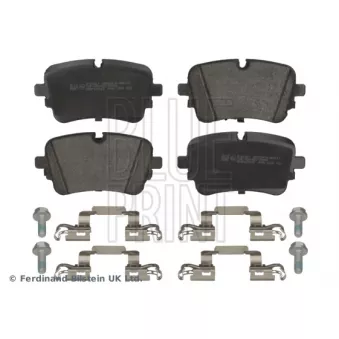 Jeu de 4 plaquettes de frein arrière BLUE PRINT OEM 4KE698451B