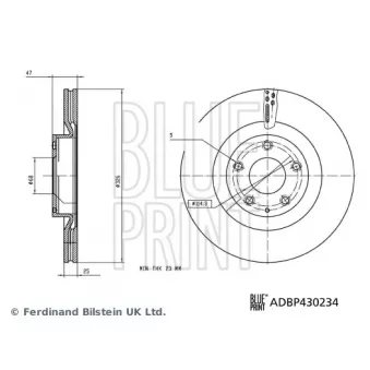 Boulon / Vis, étrier de frein BLUE PRINT OEM DN4J33251