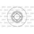 VALEO 186202 - Jeu de 2 disques de frein avant