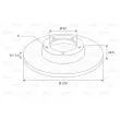 VALEO 197475 - Jeu de 2 disques de frein arrière