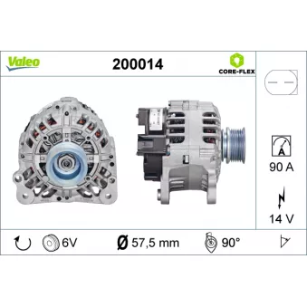 Alternateur VALEO 200014