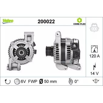 Alternateur VALEO 200022
