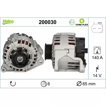 Alternateur VALEO 200030