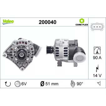 Alternateur VALEO OEM 12311740626