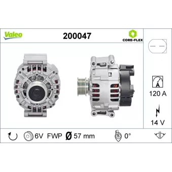 Alternateur VALEO OEM 06B903016P