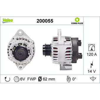 Alternateur VALEO OEM 73503235