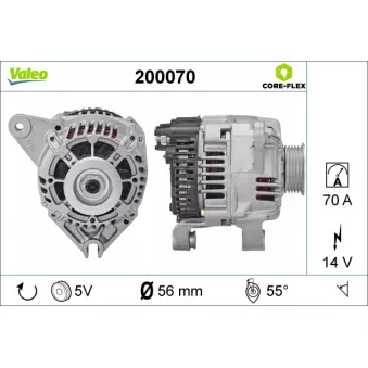 Alternateur VALEO OEM 5705N0