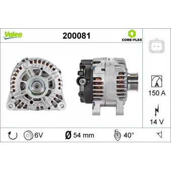 Alternateur VALEO OEM 96460654