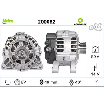 Alternateur VALEO OEM 5702F0