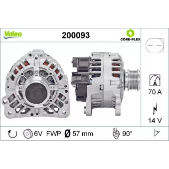 Alternateur VALEO OEM 038903024B