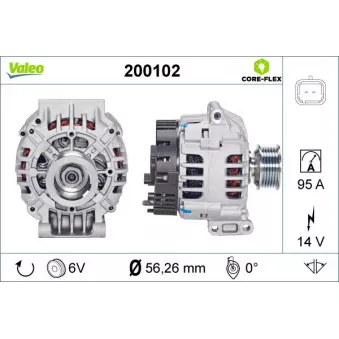 Alternateur VALEO OEM 8200727051