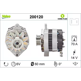 Alternateur VALEO OEM 7700784979