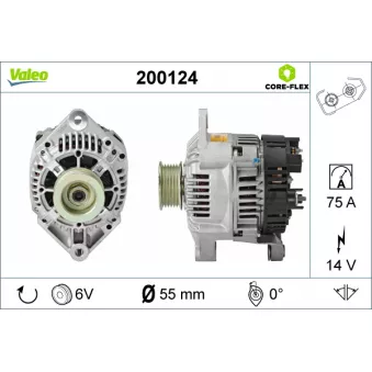 Alternateur VALEO OEM 7700436623